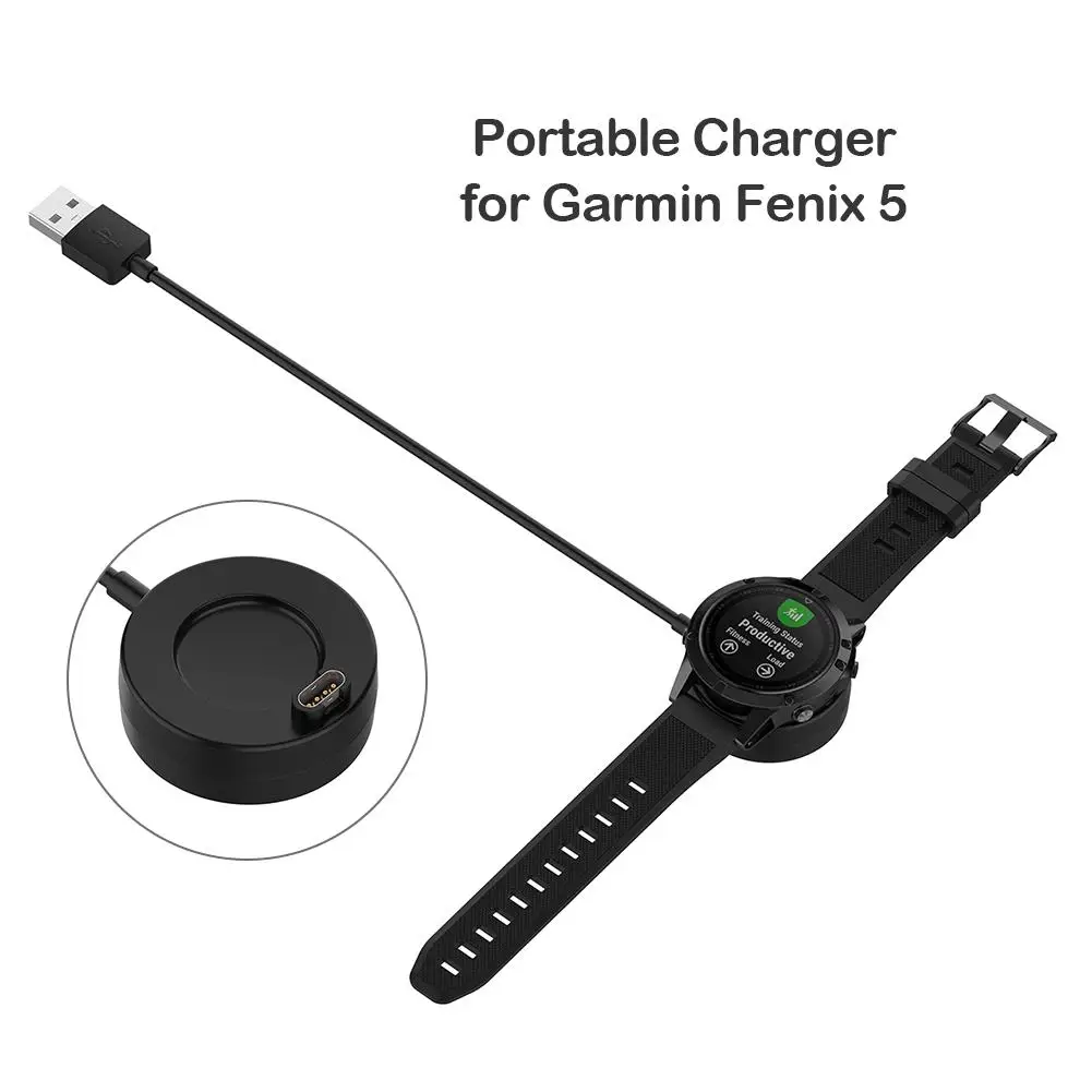 

1 Pc Dock Charger USB Charging Cable For Garmin Fenix 5/5S/5X Plus 6/6S/6X Pro Sapphire Venu Vivoactive 4/3 945 245 45 Quatix 5