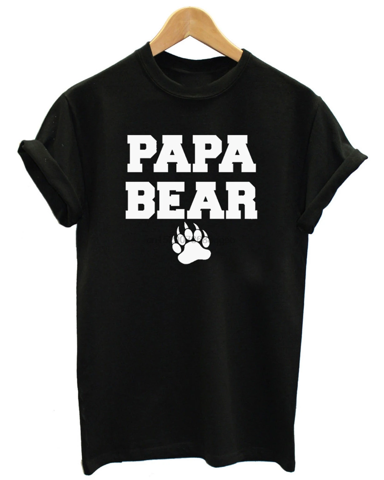 PAPA BEAR FARTHERS DAY DAD to be Mother BOYFRIEND DADDY GIFT IDEA футболка с героями мультфильмов Новая модная