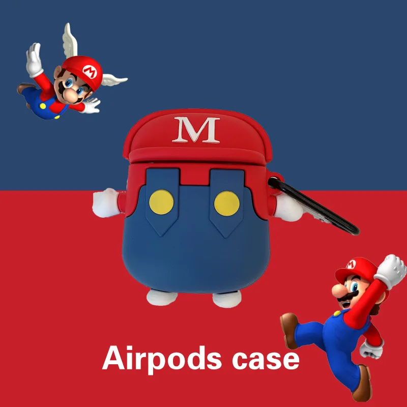 Милый мультфильм Airpods Брелок Защитный чехол деликатный беспроводной Bluetooth