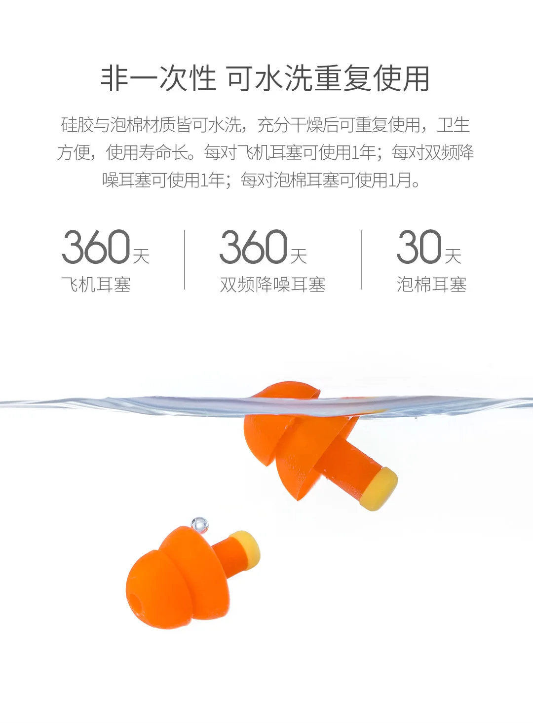 Xiaomi Беруши Мягкие силиконовые шумоподавление беруши звукоизоляция защита ушей Спальные Наушники с футляром для хранения
