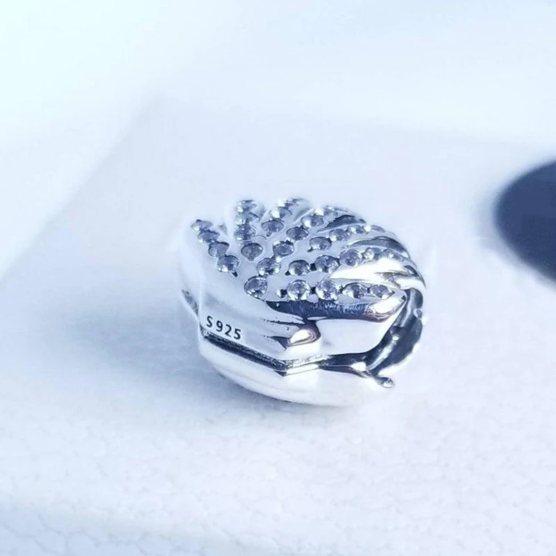 

Authentic 925 Sterling Silver Beads Shell Charms Fits Original Bracelets Necklaces Bangles Jewelry DIY Decoration