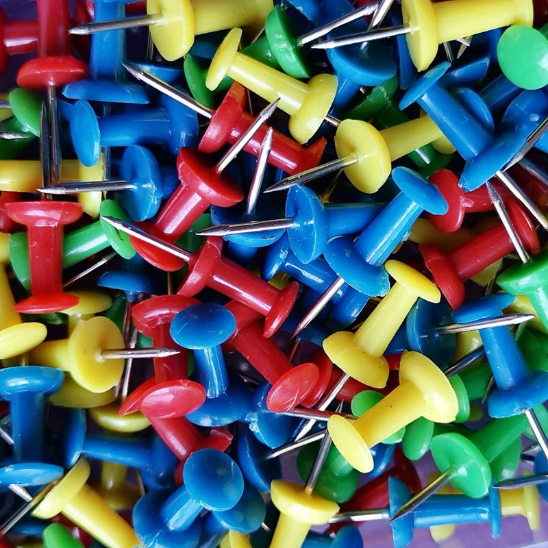 

180PCS Color Pushpins 5 Colors Pushpin Set Suitable for Combination Photo Frame and Frame Installation Accessories