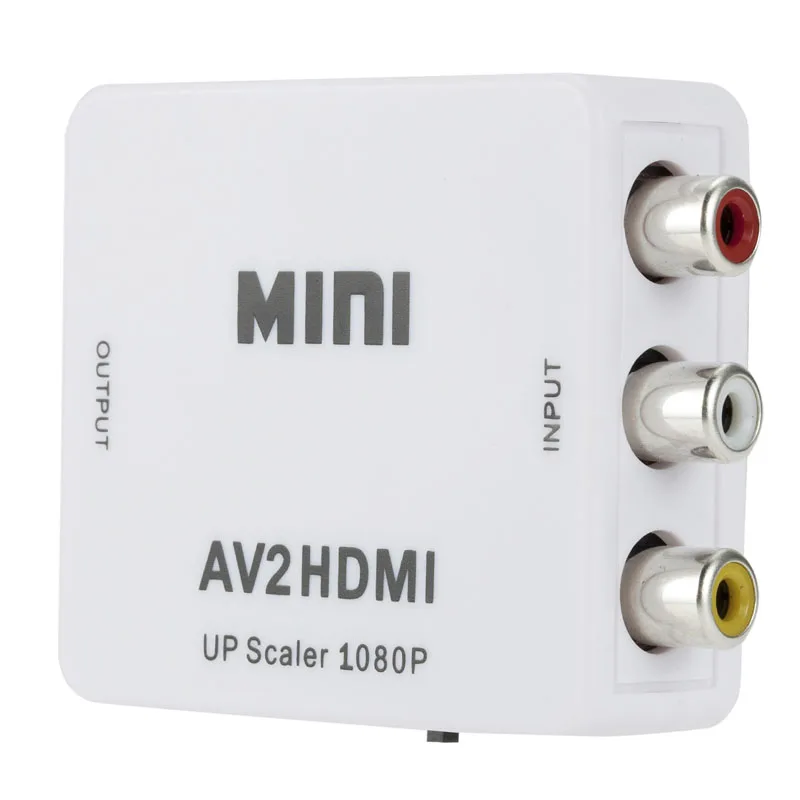 Мини адаптер AV2HDMI AV RCA HDMI Full HD 1080P 60 Гц| |