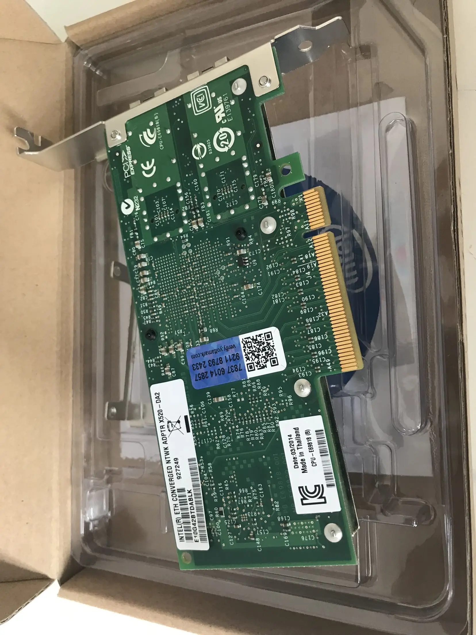 

X520-DA2 82599ES E10G42BTDA 10G SFP+ X520-SR2