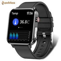 2021 new ecg mens smart watch with body temperature heart rate blood pressure monitor health smart bracelet for huawei xiaomi
