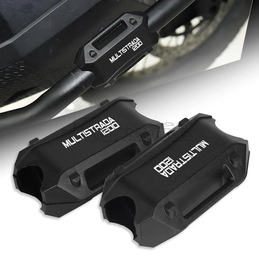 

Motorcycle 25MM Accessories Engine Bumper Decorative Guard Block Crash bar Protection For DUCATI Multistrada 1200 2019 2020 2021