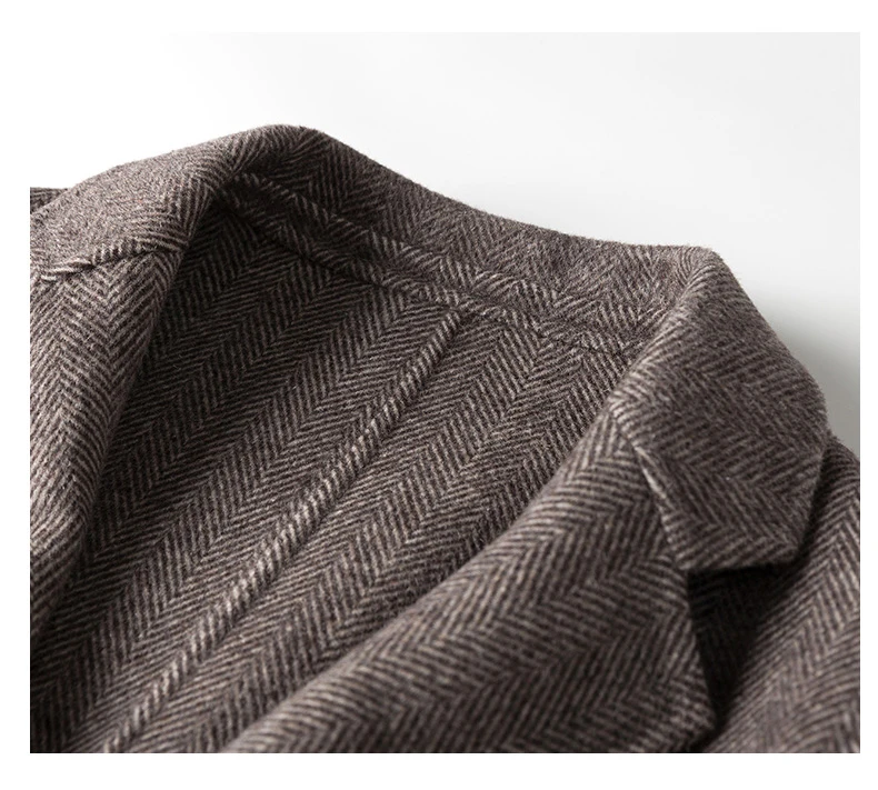 Новое поступление 2019 Осенний высококачественный шерстяной Повседневный Блейзер