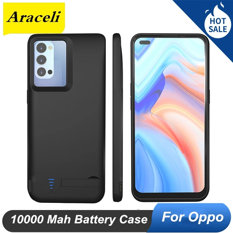 10000 мАч для Oppo Reno 4 3 Pro 10X чехол зарядного устройства телефона внешний