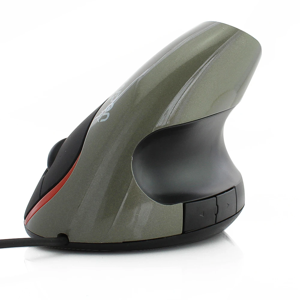 

5D Wired Optical Gaming Mouse With USB 1200DPI Wrist Healing Ergonomic Upright Vertical Mouse For PC Desktop Laptop Computer