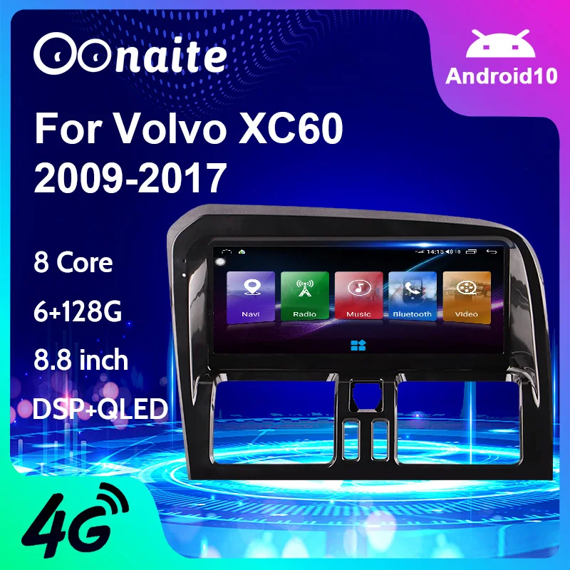 

Android10 4+64G 8 Core Carplay Touch Screen DSP For Volvo XC60 2009-2017 Car Stereo Multimedia Player GPS Navi DVD Player