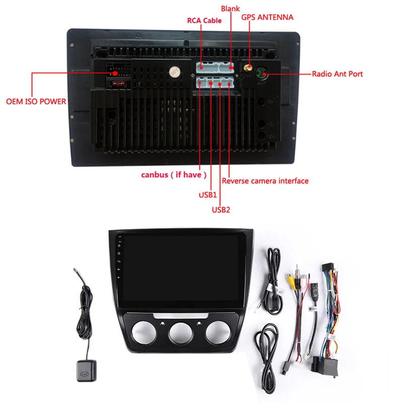 Автомобильный DVD плеер на Android 10 мультимедийный с GPS для Skoda Yeti 5L 2009 2011 2012 2013 2014 15 16 17