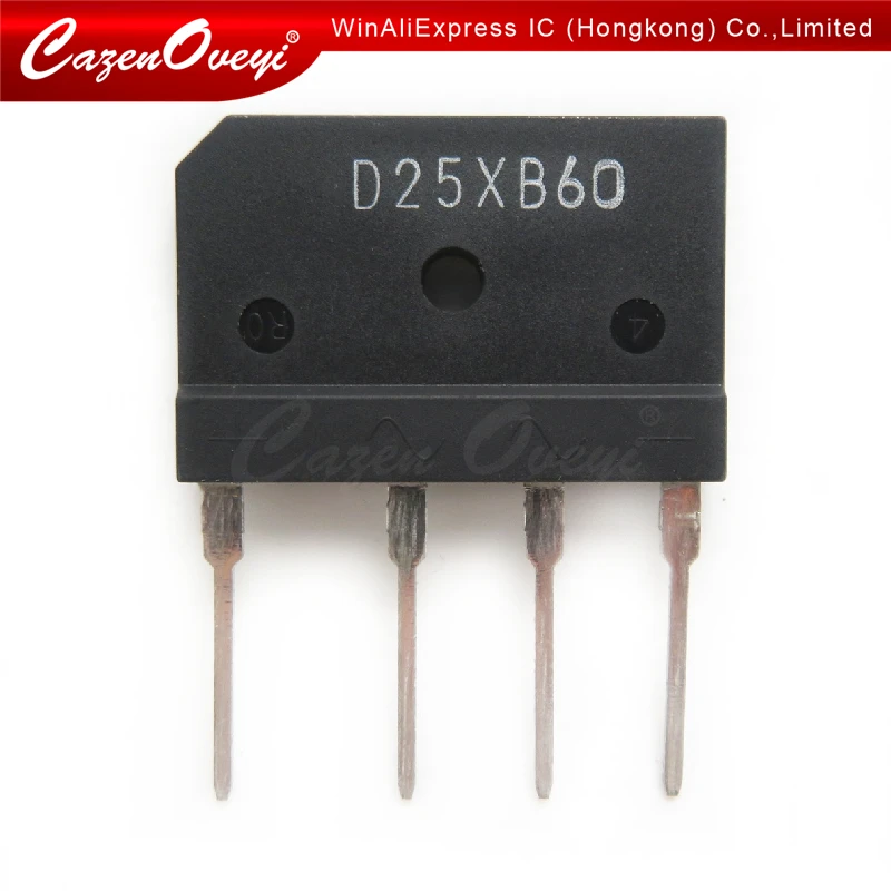 5 шт./лот D25XB60 25XB60 ZIP 600V 25A мостовые выпрямители VRM = 600 IFSM = 350 новая Оригинальная фотопроцедура