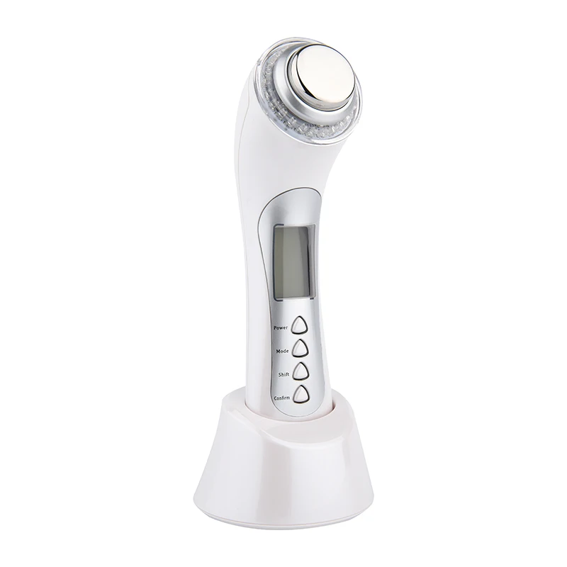 Koop Huidverzorging Galvanische Spa Gezicht Lifting Ultrasone Facial Massager Huid Reinigen Lift Ion Led Photon 3Mhz Ultrasone Schoonheid Apparaat