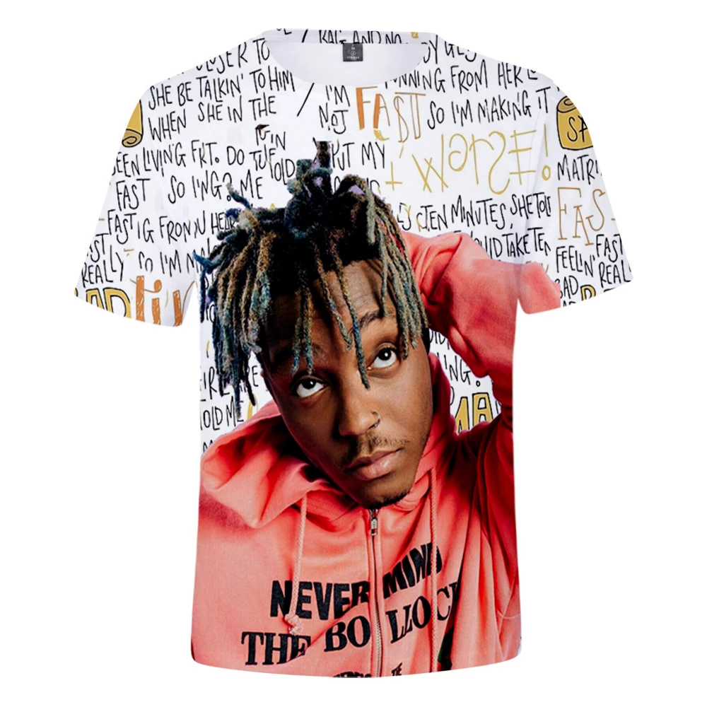 

Comfortable 3D Juice Wrld T Shirt Men Women Tees New Fashion Short Sleeve Summer Boys Girls Casual 3D Juice Wrld t Men T-shirt