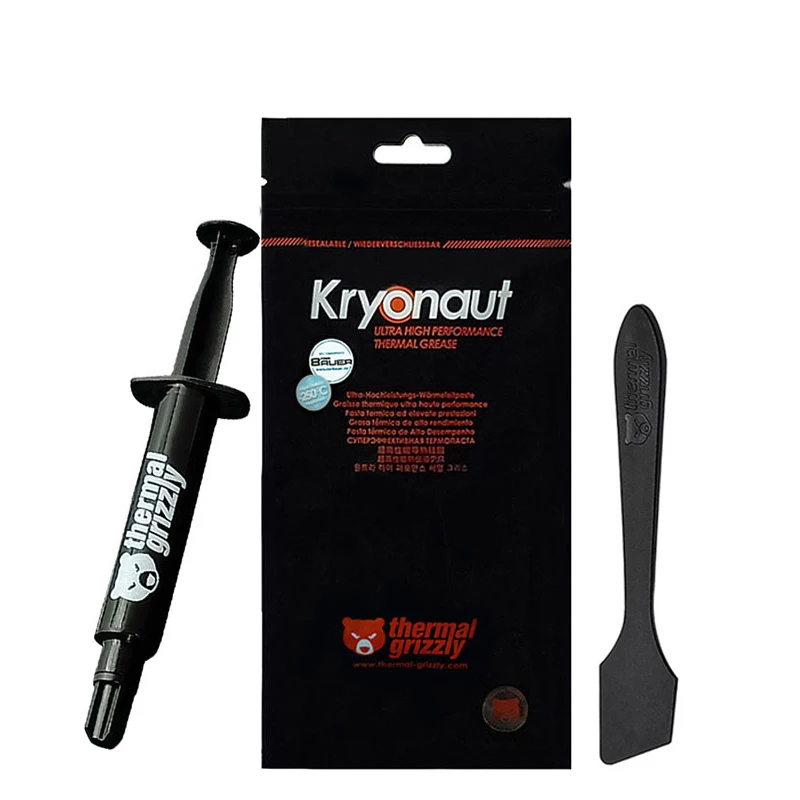 

Thermal Grizzly Kryonaut 1g Processor Cooling Compound Thermal Grease Silicone Paste GPU computer Notebook cooler thermal paste