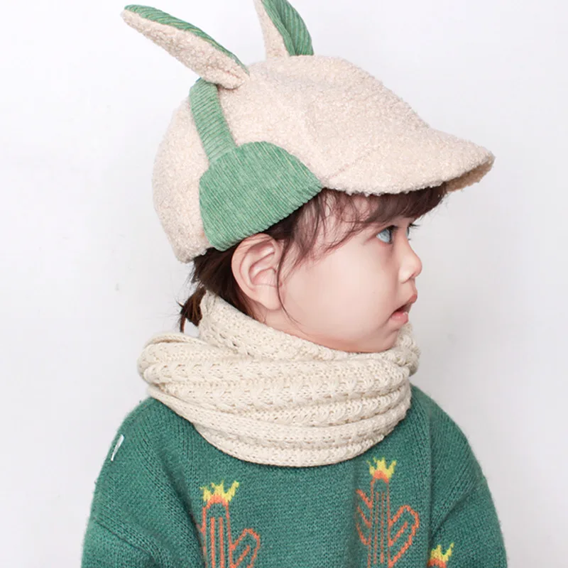 Высококачественная теплая шапка для малышей на осень и зиму из овечьей шерсти