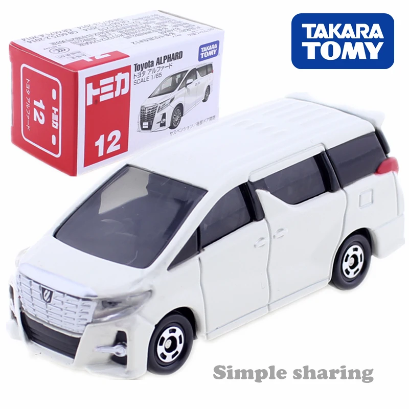 Takara Tomy Tomica Toyota Alphard Car 1/65 No.12 эскала миниатюрные литые детские игрушки набор