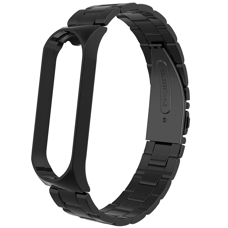 Mi band 4 ремешок для Xiaomi mi band 3 умный браслет металлический браслет из нержавеющей стали ремешок для Xiaomi mi band 4 mi band 3 умный Браслет