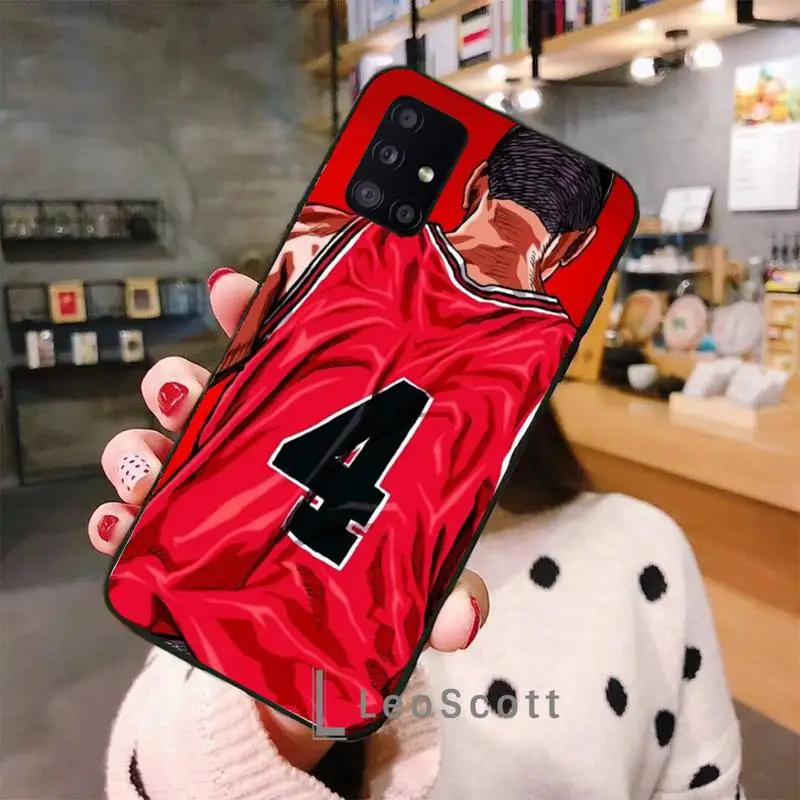 

Slam Dunk anime Phone Case For Samsung galaxy S 7 8 9 10 20 edge A 6 10 20 30 50 51 70 note 10 plus