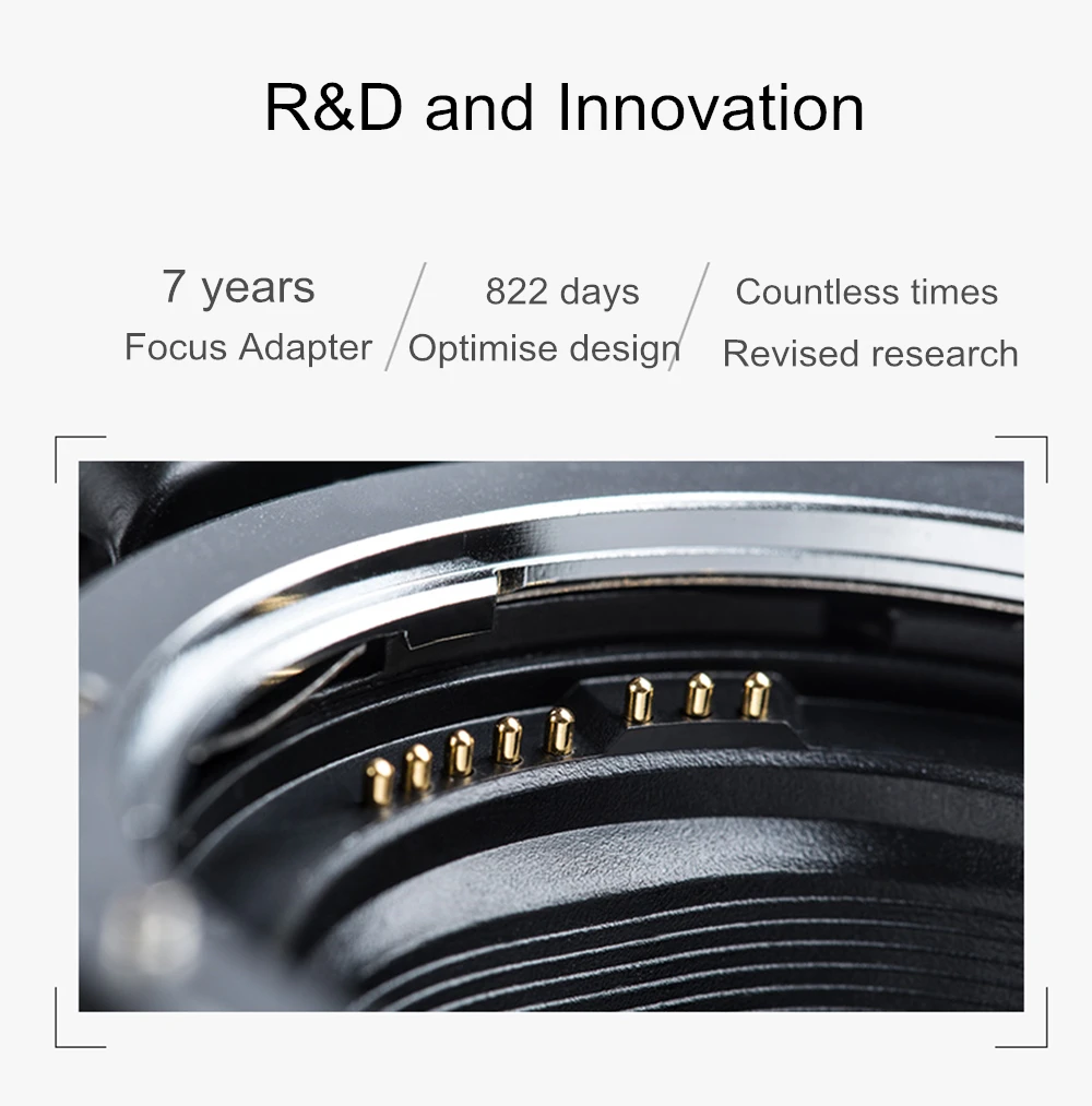 Электронный адаптер для объектива Viltrox EF-EOSM с автофокусом для объектива Canon EOS EF EF-S для камеры EOS M EF-M M2 M3 M5 M6 M10 M50 M100