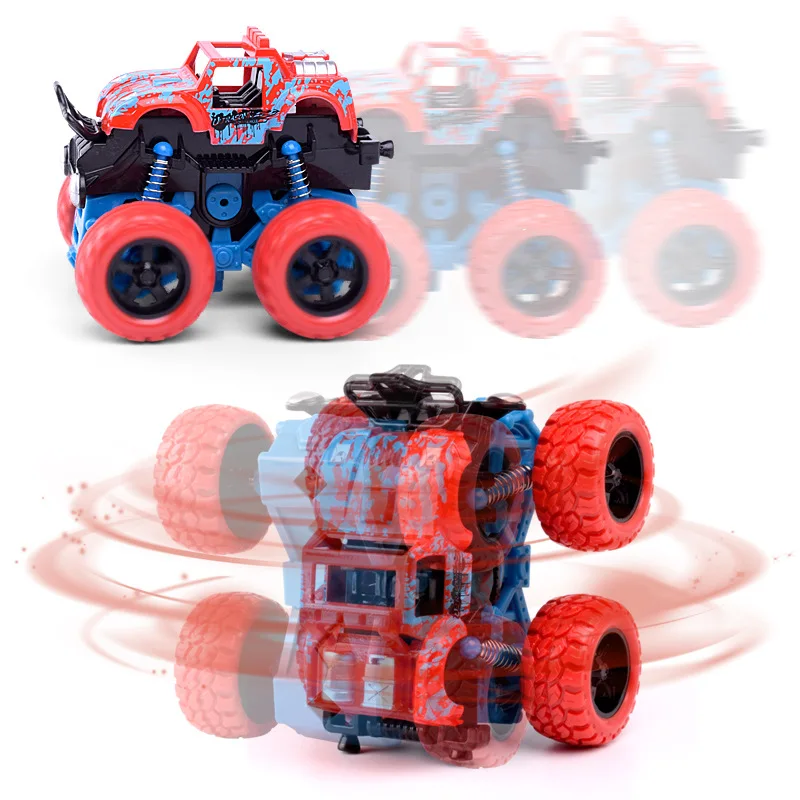 

Car Plastic Friction Stunt Car Juguetes Carro Kids Toys For Boys Mini Inertial Off-Road Vehicle Pullback Children Toy