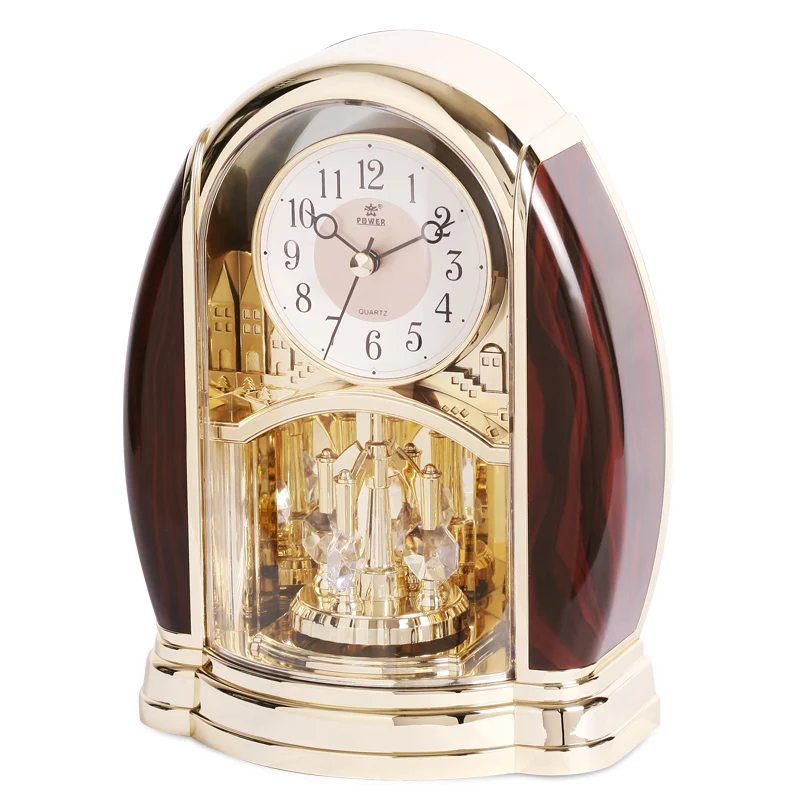 Высококлассные настольные часы с бесшумным кварцевым механизмом