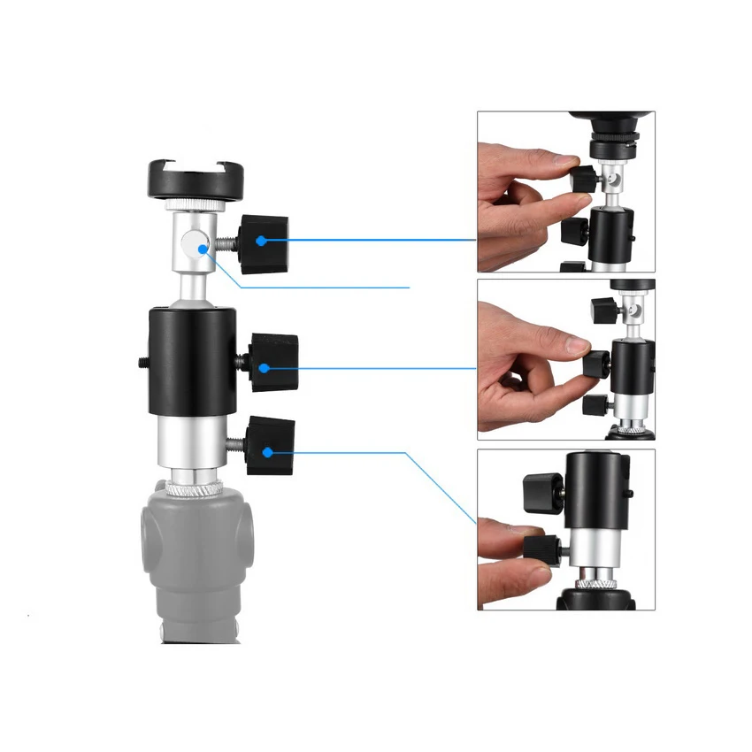 Держатель для штатива Selens с шаровой головкой и отверстием зонта | Электроника