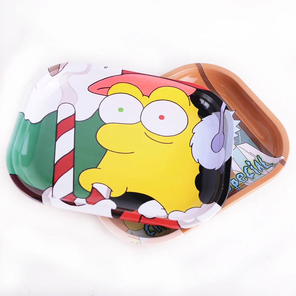 180*140 мм нержавеющая сталь табак ролл тарелка Ванильная пепельница для специй