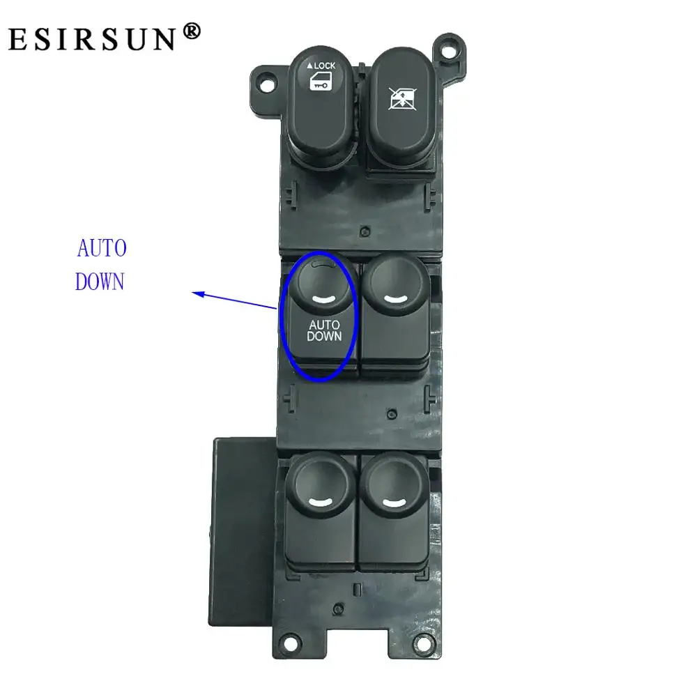 

Esirsun Window Left Front Master Lifter Power Switch Button LHD Fit For Hyundai i30 I30cw 2008 2009 2010 2011 ,93570-1Z000