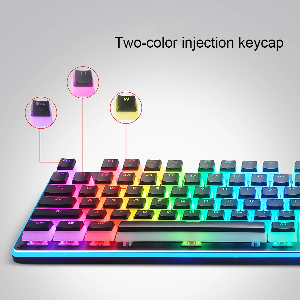 104 клавиши PBT/ABS двухцветная подсветка Keycap универсальная Колонка для Ikbc Cherry MX Annie