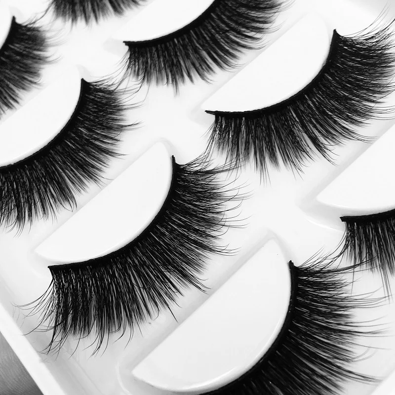 5 пар накладных ресниц пушистые Толстые Длинные Накладные ресницы ручной работы