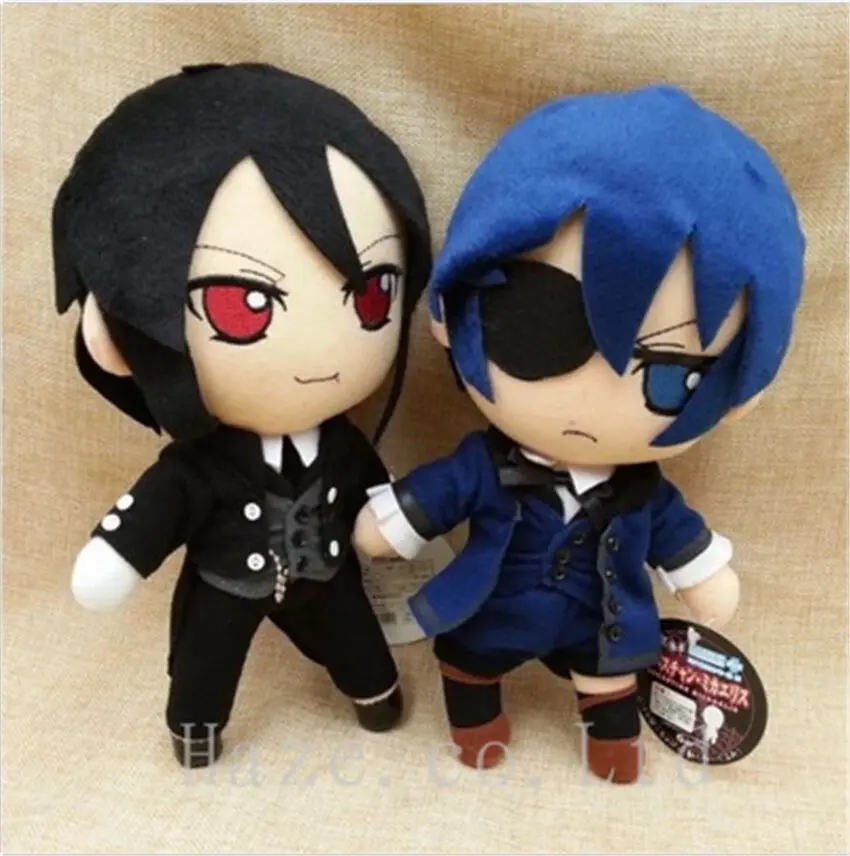 Kuroshitsuji Черный дворецкий Себастиан микаелис Ciel плюшевые игрушки кукла мягкая