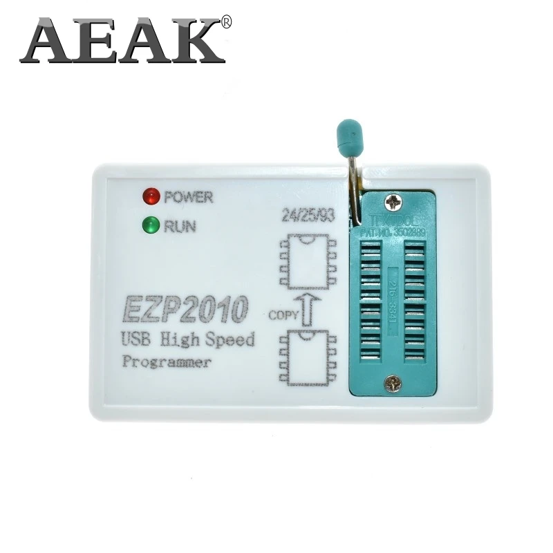 AEAK EZP2010 Высокоскоростной USB SPI программа+ зажим для проверки ИС socke Поддержка 24 25 93 EEPROM 25 Flash биос чип