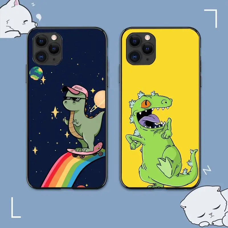 

Cute dinosaur Phone Case for iPhone 13 8 7 6 6S Plus X 5S SE 2020 XR 11 12 mini pro XS MAX