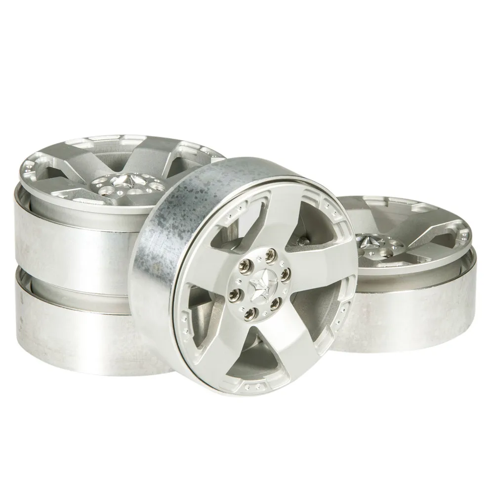

YEAHRUN 2.2" Aluminum Beadlock Wheel Rims Hubs for RC 1:10 TRAXXAS TRX-4 SCX10 Wraith 90018 #18
