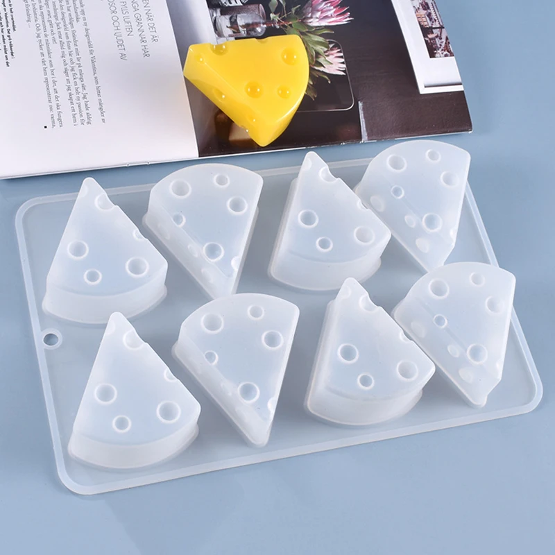 

DIY Crystal Epoxy 8 Grids Cake Mold Cheese Ice Cube Soap 3D Chocolate Mirror Silicone Mold Cake