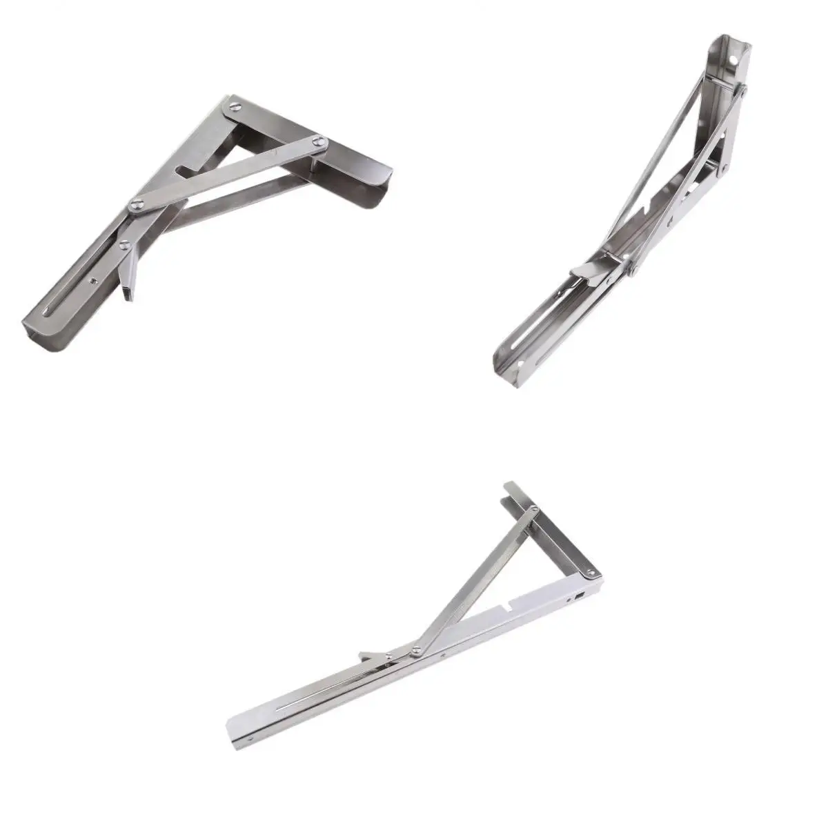 304 нержавеющая сталь складная лодка скамейка полка стол кронштейн 8in 10in