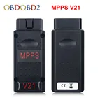 Инструмент для настройки микросхемы MPPS V21 ECU, диагностический инструмент для EDC15 EDC16 EDC17 MPPS V16 ECU с многоязычным ECU флешкой