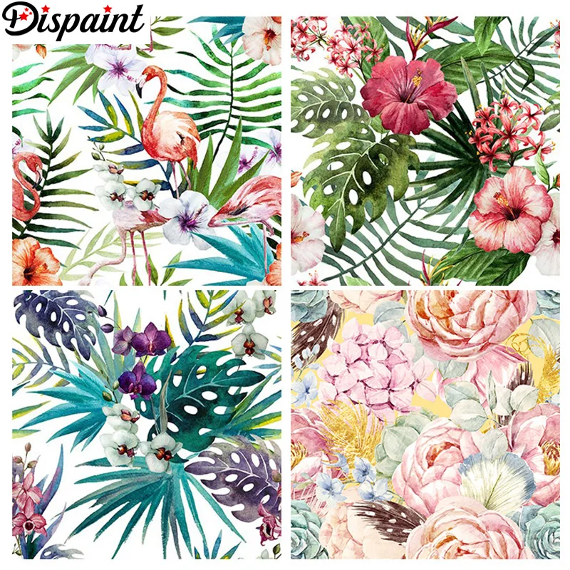 Алмазная живопись вышивка крестиком 5D Цветочный животный пейзаж алмазная сделай