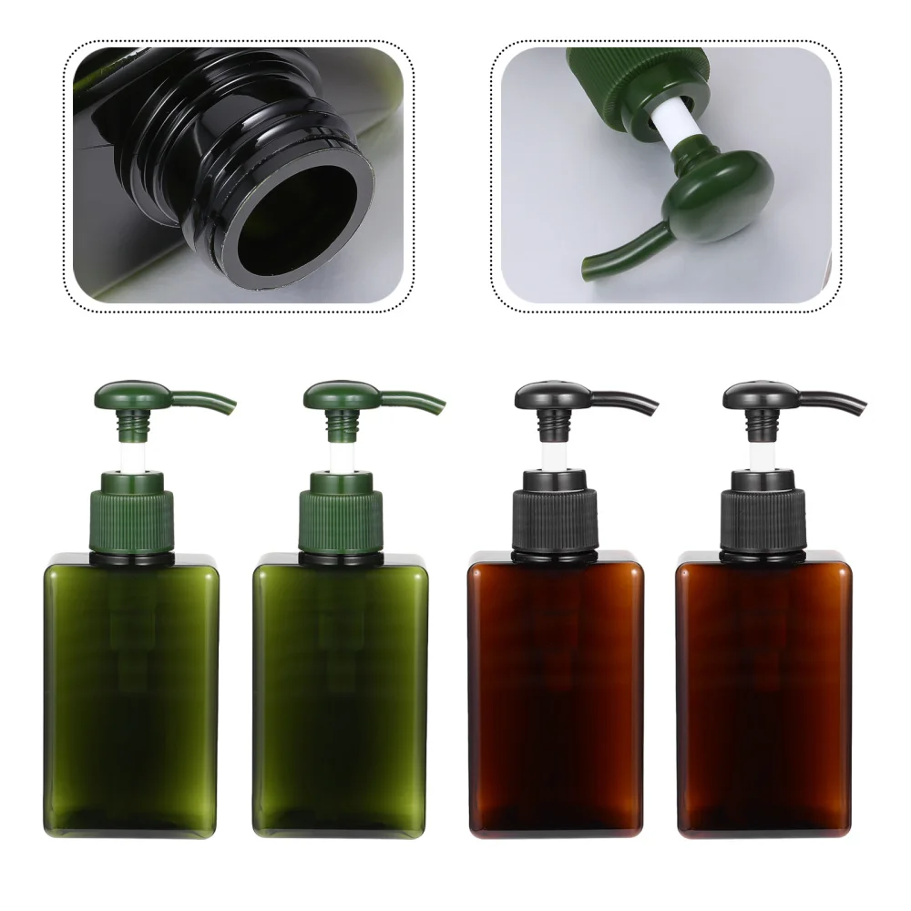 

4Pcs 150ML Emulsion Bottles Empty Lotion Shampoo Press Pump Bottles