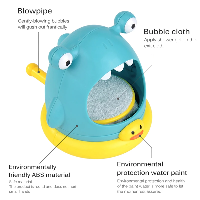 

Kids Automatic Bubble Machine Toy For Baby Bubble Machine Bathroom Bathtub Pool Soap Maker Classic Toy Bath Toys Children Gift