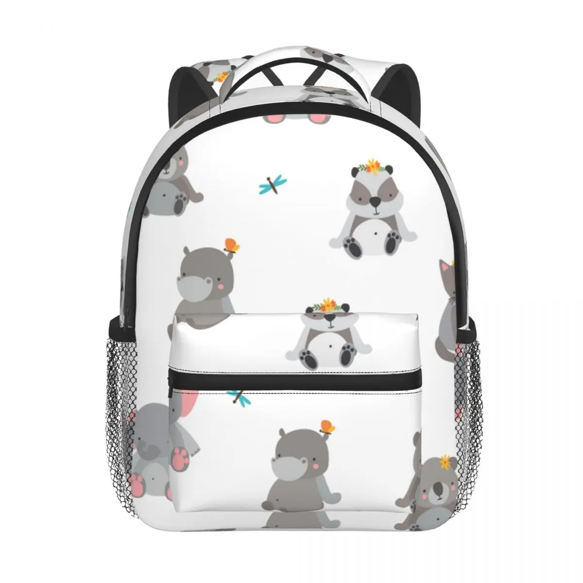 Cute Gray Animals Baby Backpack Kindergarten Schoolbag Kids Children School Bag