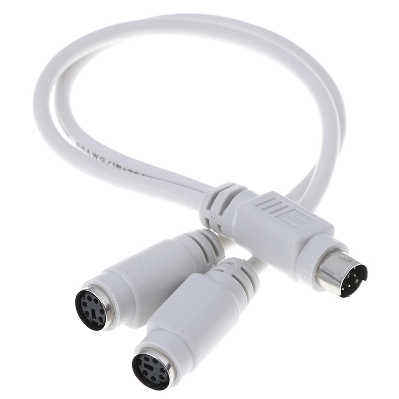 Материнская плата PS2 PS/2 сплиттер адаптер кабель 6Pin мини Din папа до 2 Женский для