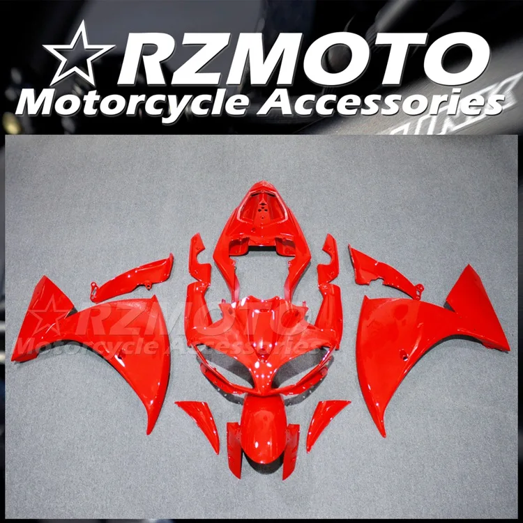 

Injection mold New ABS Whole Fairings Kit Fit for YAMAHA YZF-R1 R1 2009 2010 2011 09 10 11 Bodywork set Red Glossy
