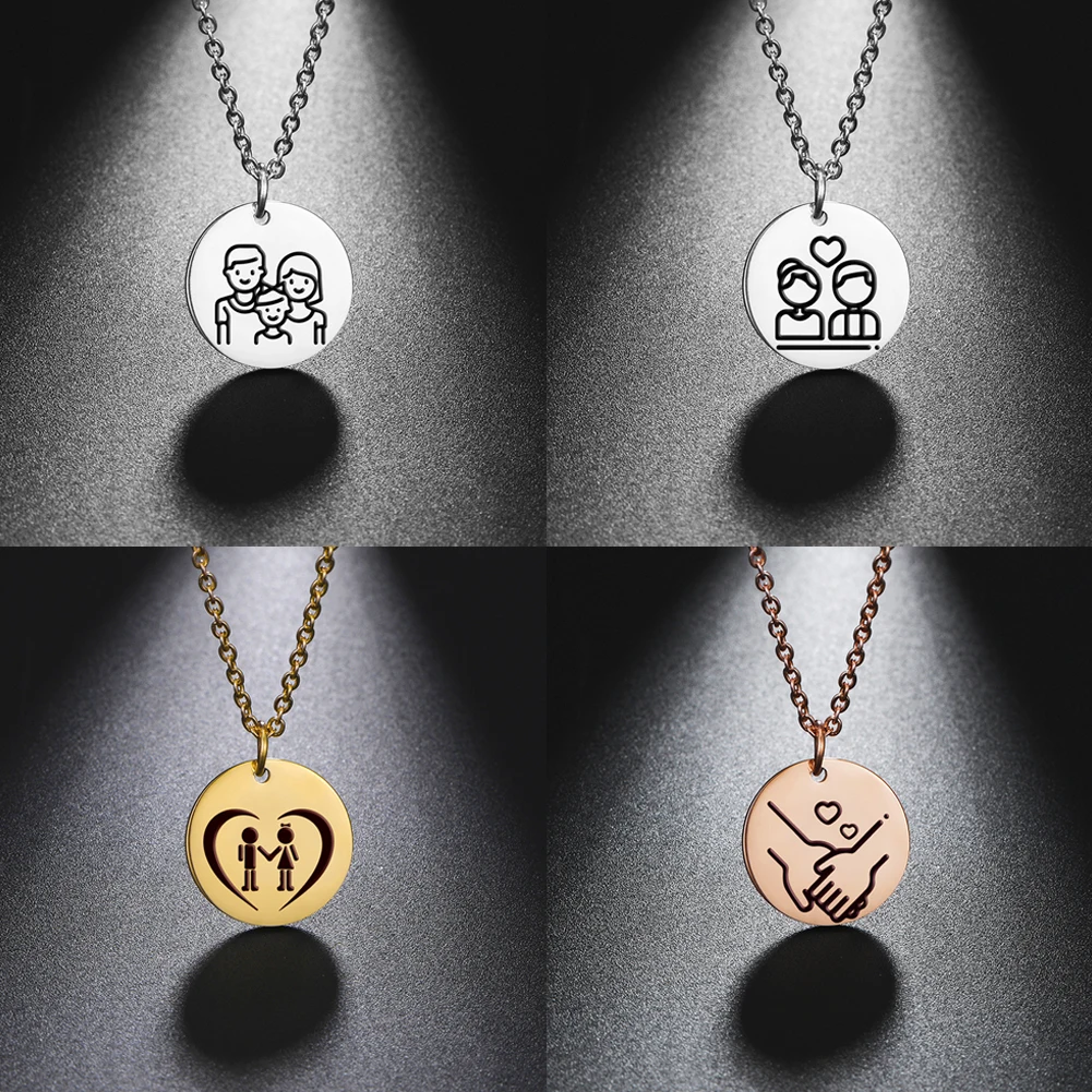 Fishhook Подарок для жены розовое золото цвет маленькая девочка семья Любовник