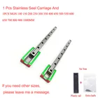 Миниатюрная линейная рельсовая направляющая MGN MGN7 MGN12 MGN15 MGN9 L 300 350 400 500 600 800 мм 1 линейная направляющая GN12 + 1 каретка GN12H SS.