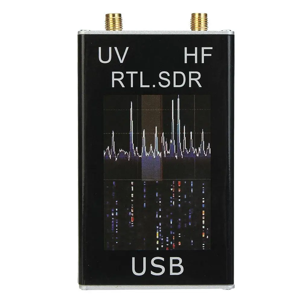 100KHz 1 7 GHz полный диапазон UV HF RTL SDR USB тюнер приемник/R820T + 8232 Ham радио|Измерители