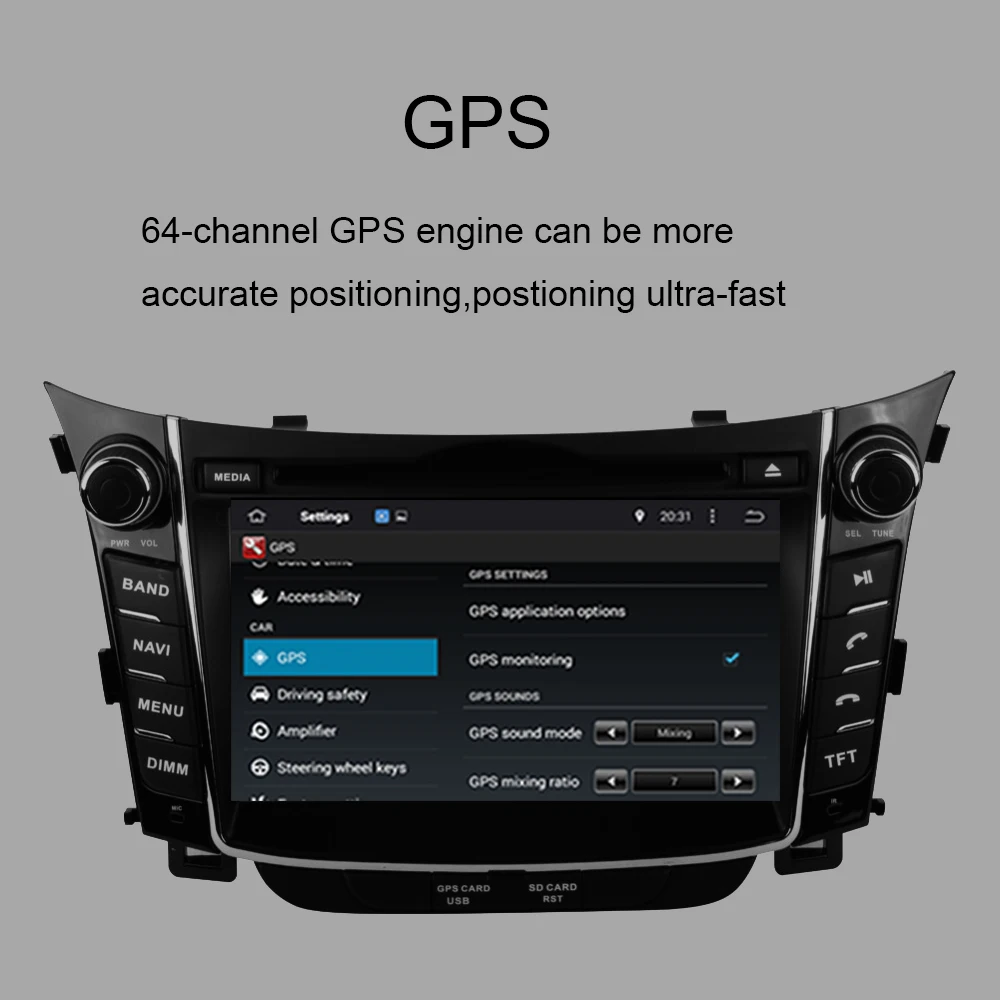 Автомобильный GPS-навигатор на Android 10 0 для Hyundai I30 2012-2016 автомобильное радио стерео