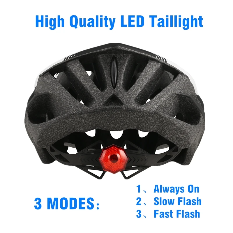 Новое поступление велосипедный шлем со светодиодсветильник кой Casco Ciclismo для езды