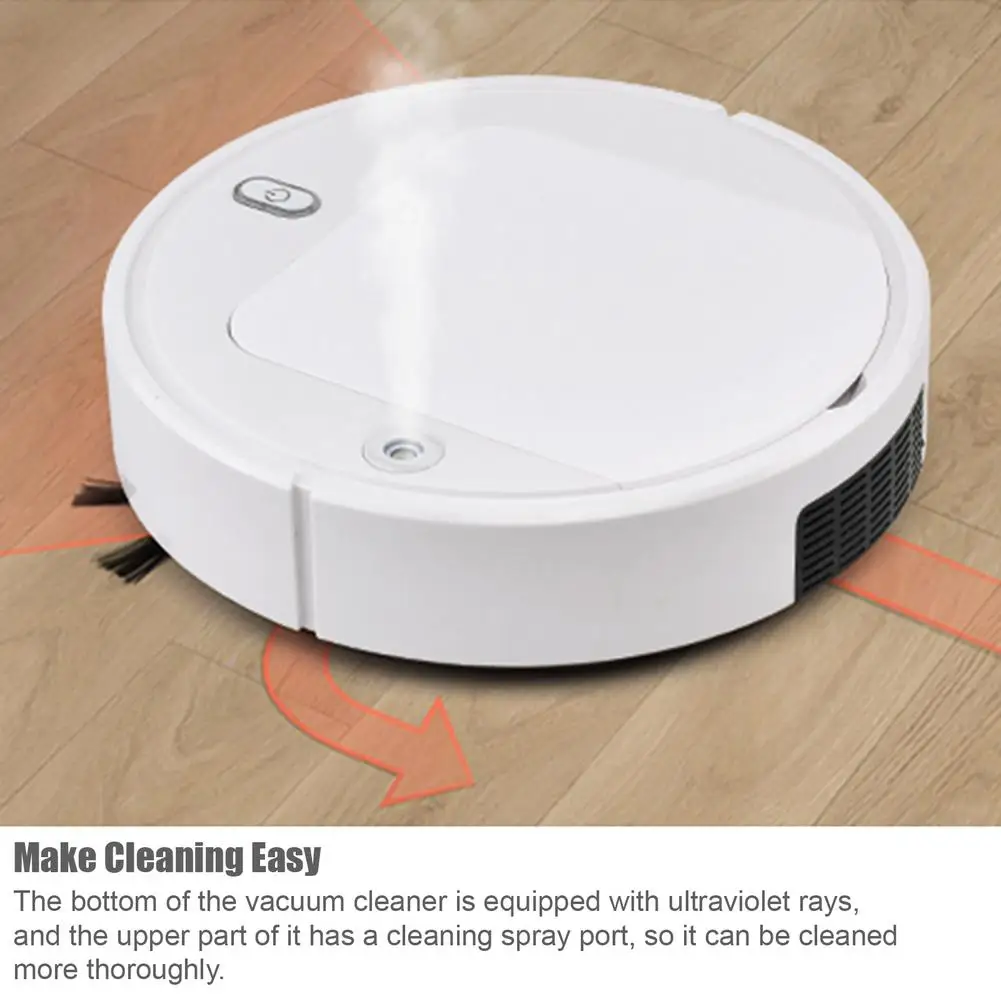 

Робот-пылесос развертки и уборка дезинфекции для полы и ковер зарядка через USB 90 мин во время выполнения робот пылесос